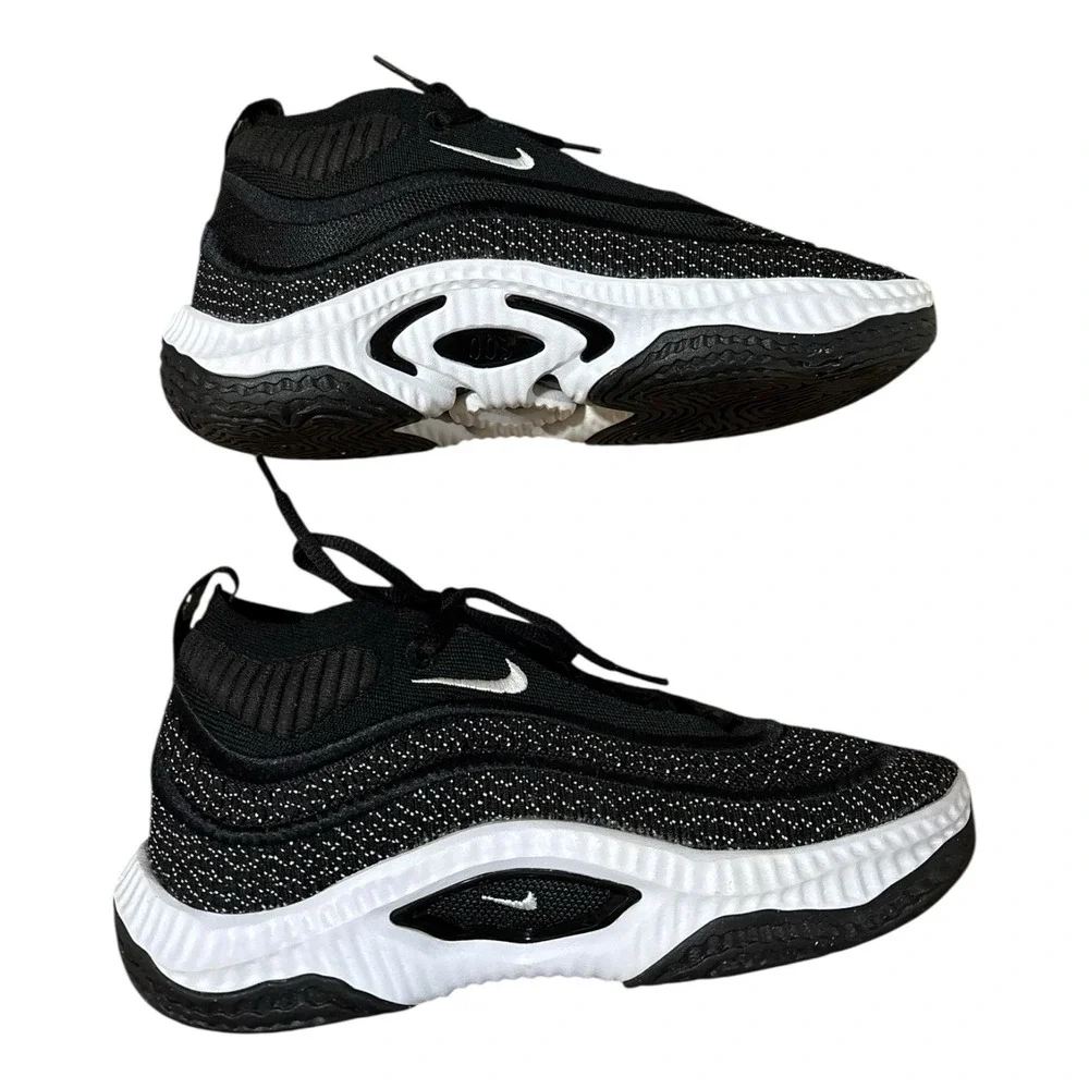 Nike Cosmic Unity 3 Mens 6 Yth 6Y Shoes TB Team Black White Basketball‎ Sneakers
